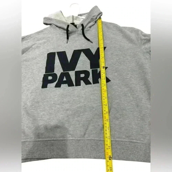 Ivy Park Beyoncé Hoodie Women's Medium Gray Pullover Sweatshirt Long Sleeve - Picture 10 of 10